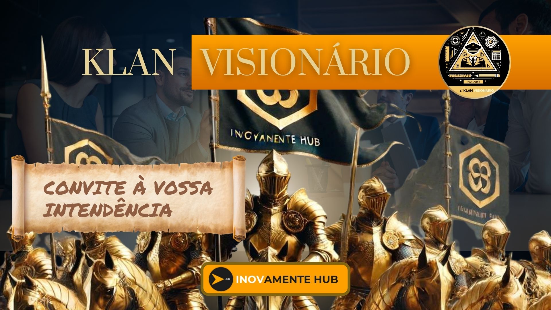 Convite para o grupo de mastermind - klan visionario - inovamente hub